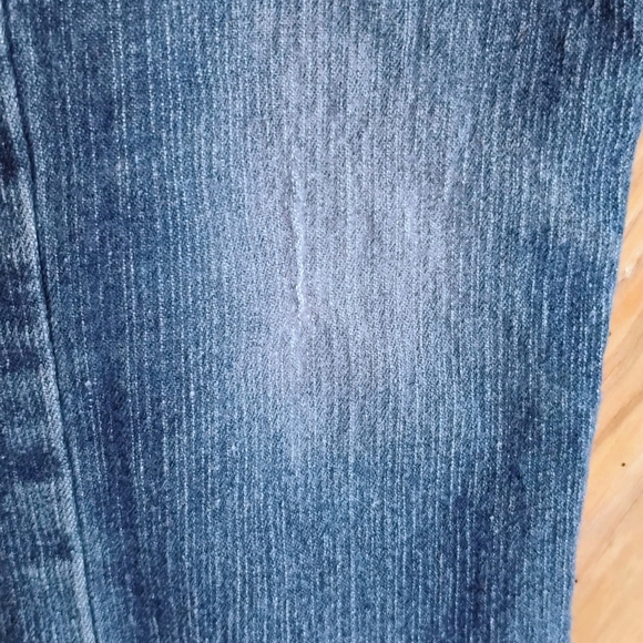 Levi's Super Skinny Blue Jeans Girls Sz 7 Stretch Dark Wash Low Rise D-2 - Picture 11 of 11